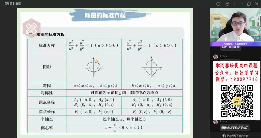 作业帮：【2022秋】高二数学（课改b）周永亮A+ 【完结】 网盘分享(11.55G)