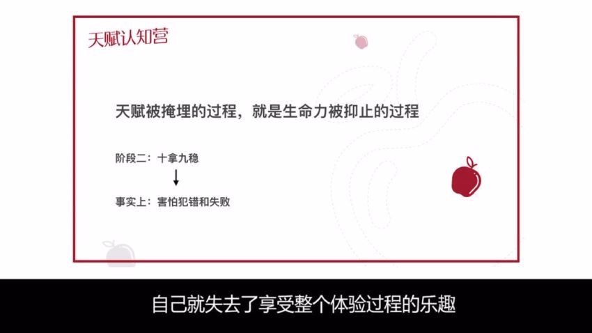 21日天赋认知营辨别源动力清除自我设限持续绽放的三大基石 网盘分享(3.51G)